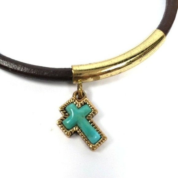 Barse Bangle Charm Bracelet Lot of 3 Cross Wing - Picture 3 of 9